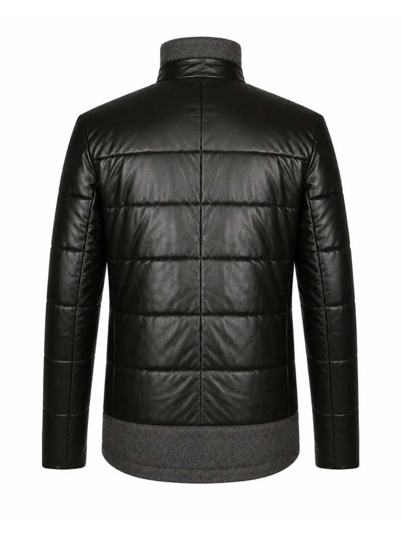 Men’s Titan Leather Jacket Back