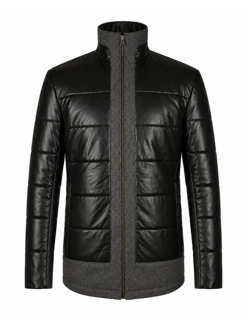 Men’s Titan Leather Jacket Front