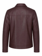 Men's Ashwood Leather Brando Jacket Back 