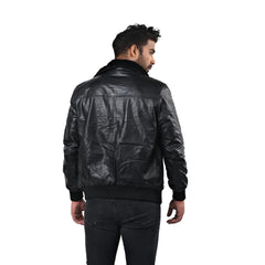 Men’s Black Norvex Leather Jacket