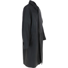 Men’s Classic Black Long Trench Coat