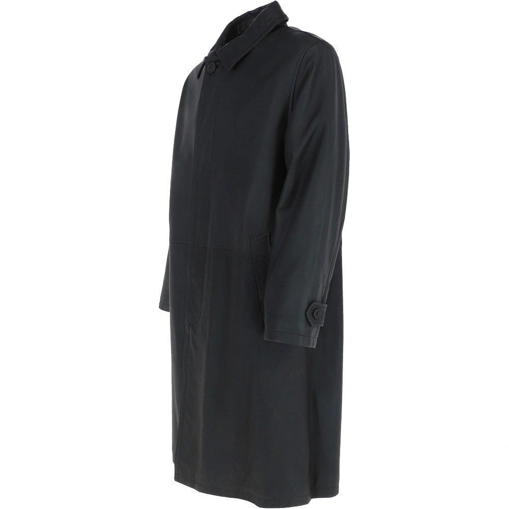 Men’s Classic Black Long Trench Coat