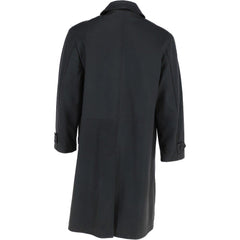 Men’s Classic Black Long Trench Coat