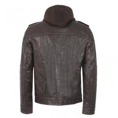 Men’s Classic Brown Leather Jacket