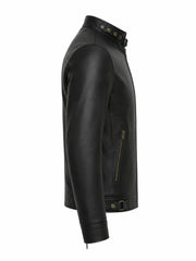 Men’s Simple Leather Jacket Right 