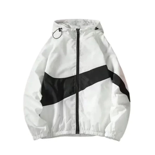 Modern Men's Hooded Windbreaker Jacket