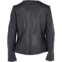 Women's Black Leather Jacket