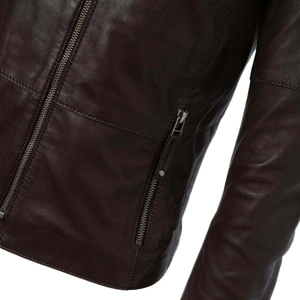 Women's Classic Black Leather Jacket