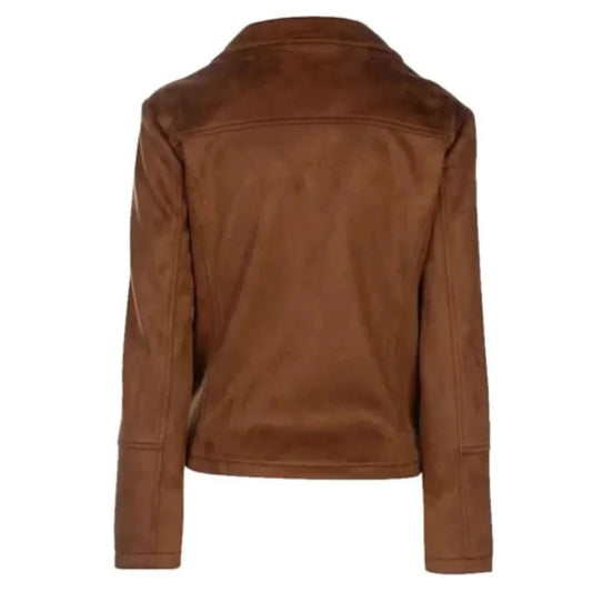 Women's Classic Brown Suede  Jacket