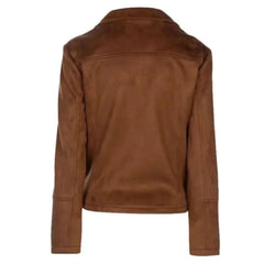 Women's Classic Brown Suede  Jacket