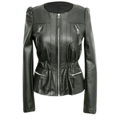 Women’s Olive Suede Asymmetrical Fringe Jacket